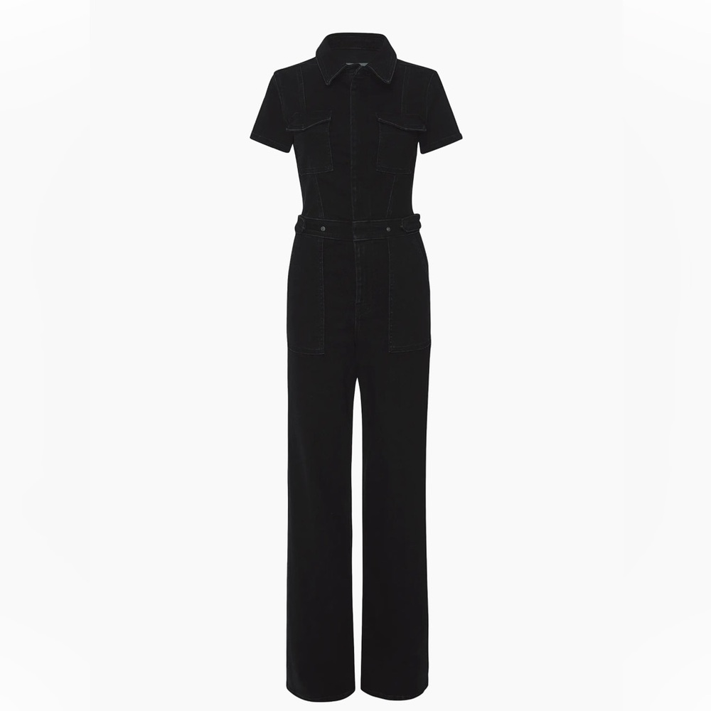Good American Fit For Success Denim Jumpsuit